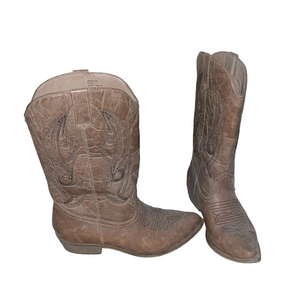 gaucho Coconuts by Matisse Brown Heeled cowboy Boots